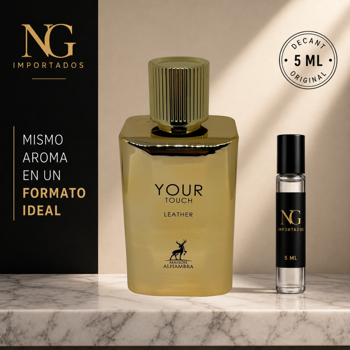 Decant Your Touch Leather Maison Alhambra – 5 ml
