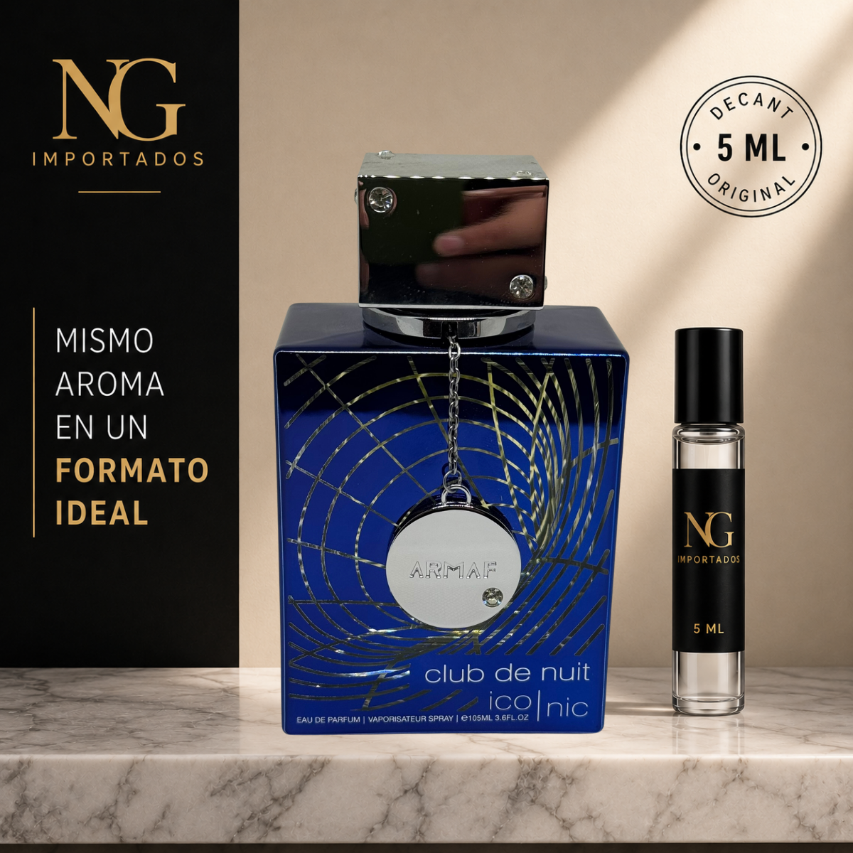 Decant Club de Nuit Iconic Armaf – 5 ml | Original