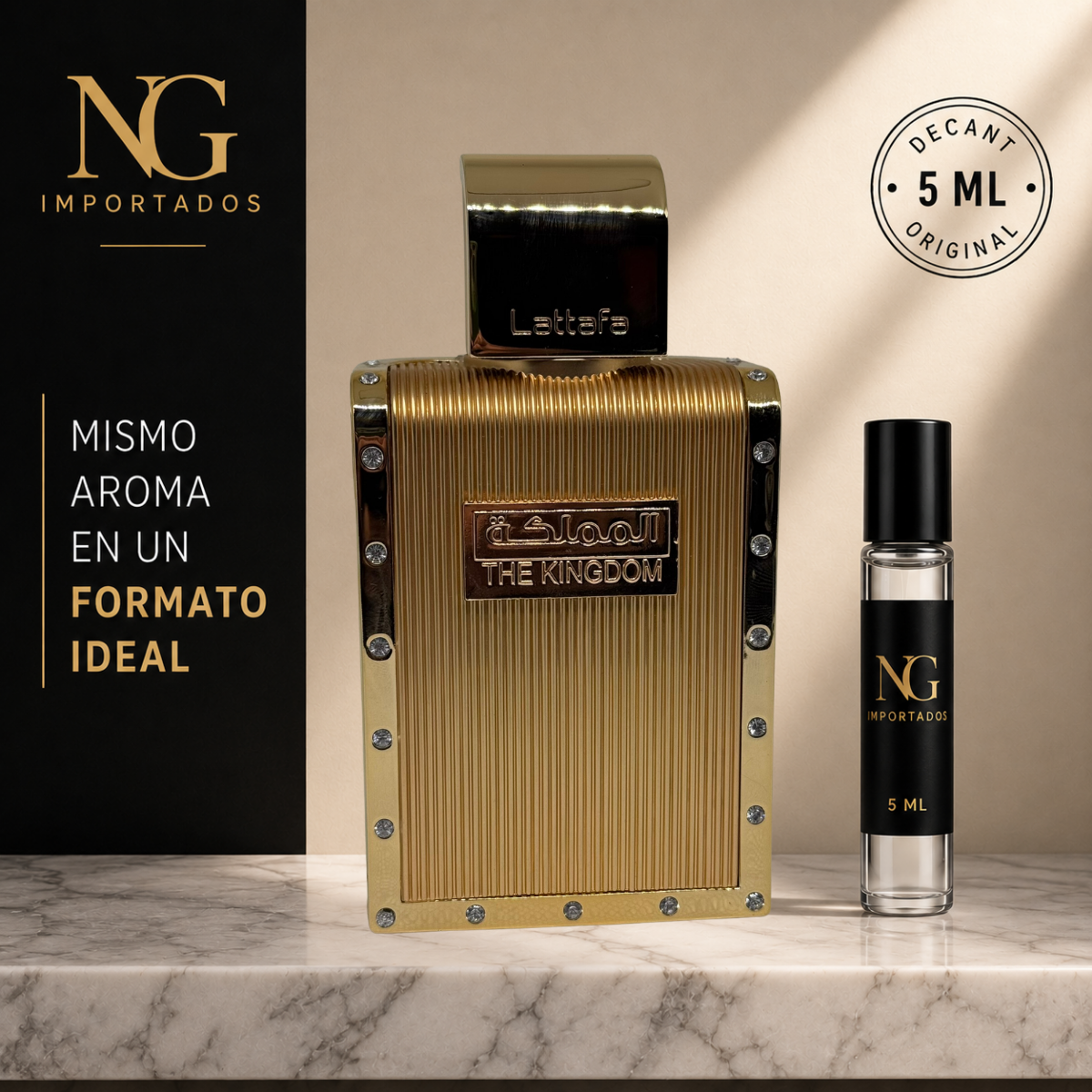 Decant The Kingdom Lattafa – 5 ml | Original