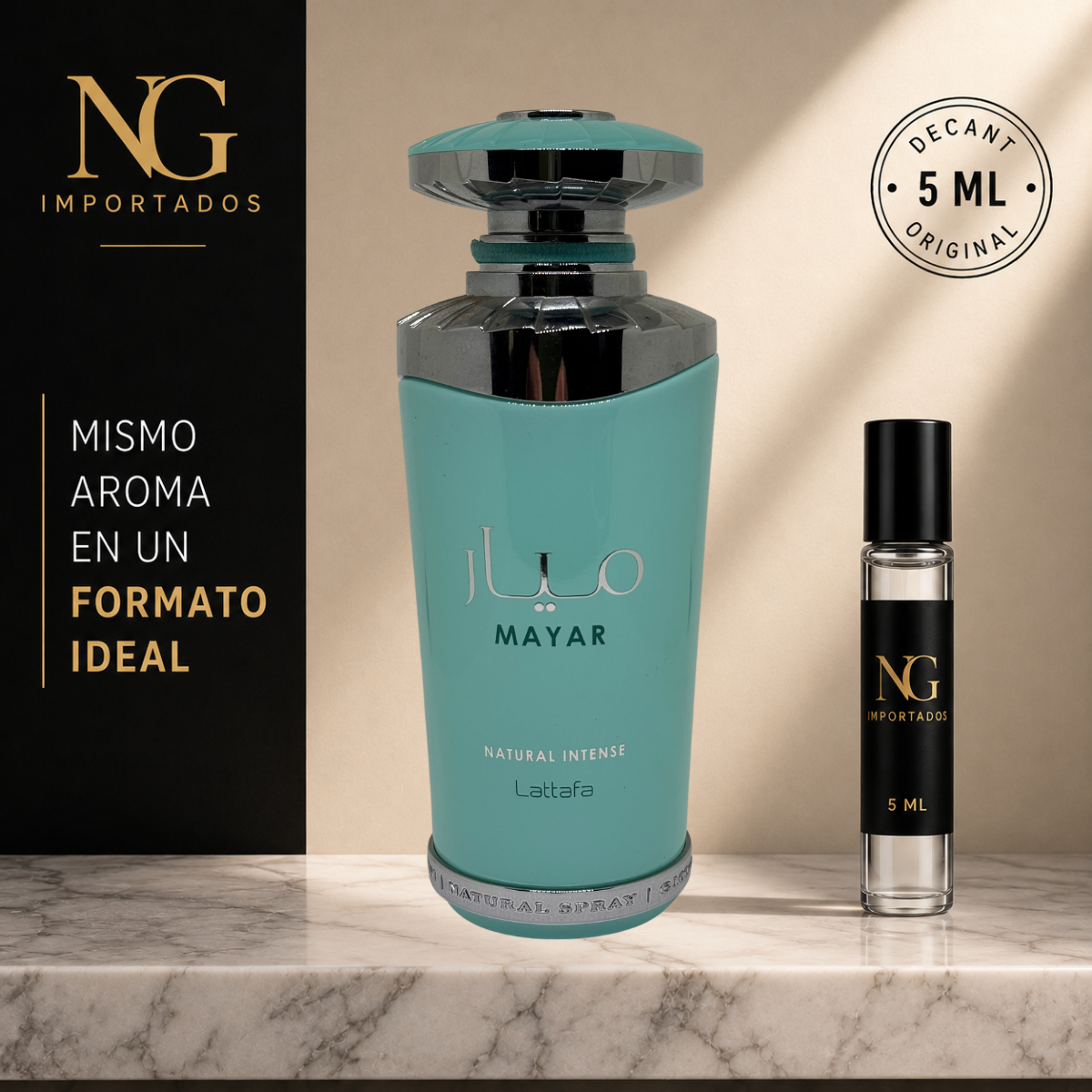 Decant Mayar Natural Intense Lattafa – 5 ml | Original