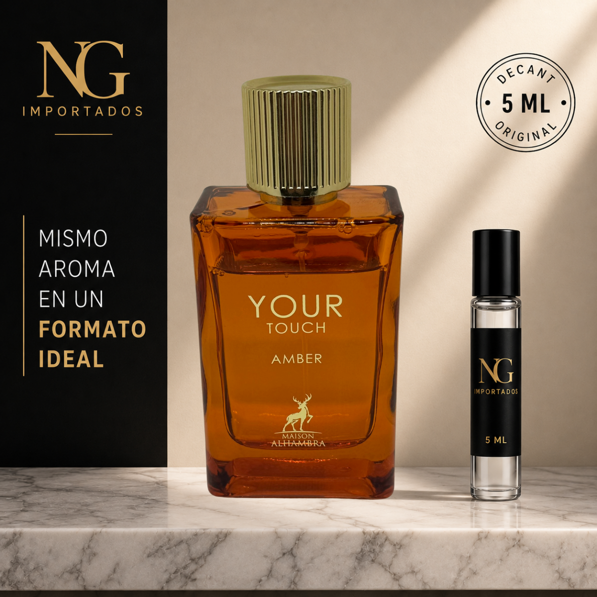 Decant Your Touch Amber Maison Alhambra – 5 ml | Original
