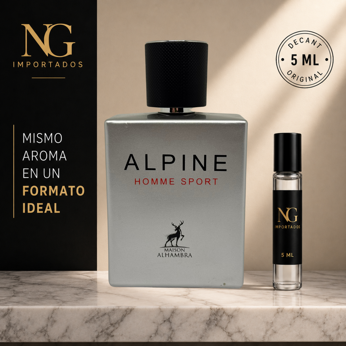 Decant Alpine Homme Sport Maison Alhambra – 5 ml | Original