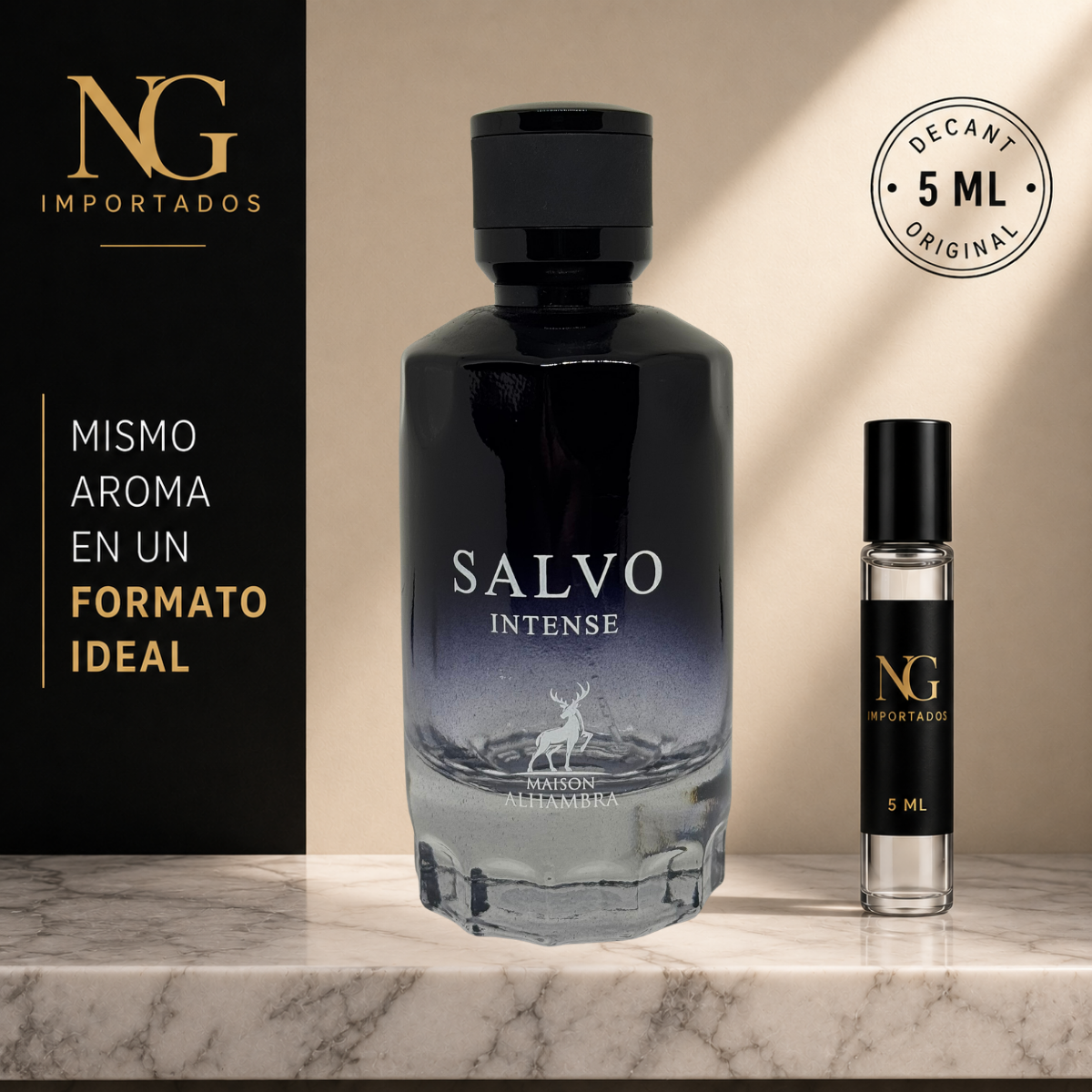 Decant Salvo Intense Maison Alhambra – 5 ml | Original