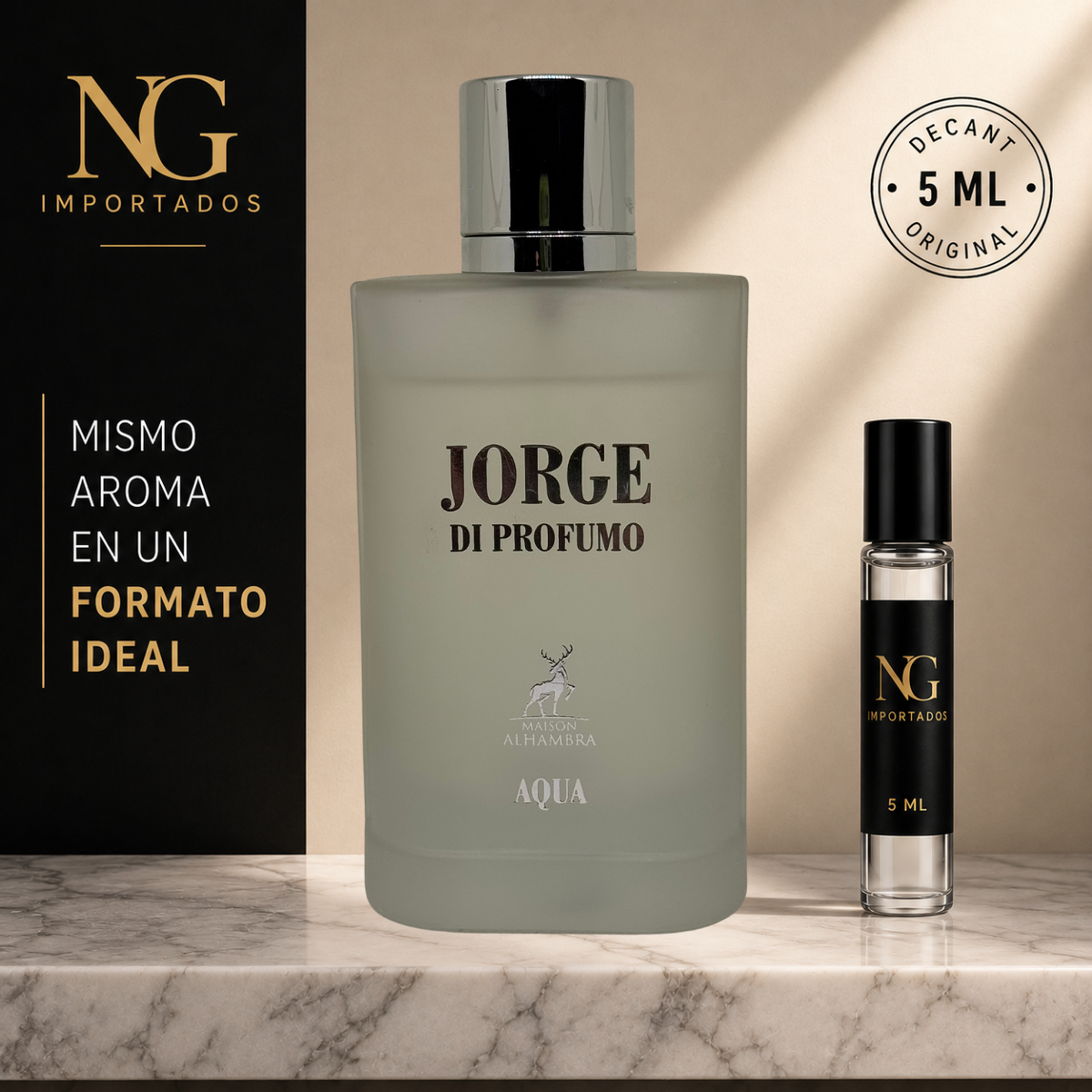 Decant Jorge Di Profumo Maison Alhambra – 5 ml | Original