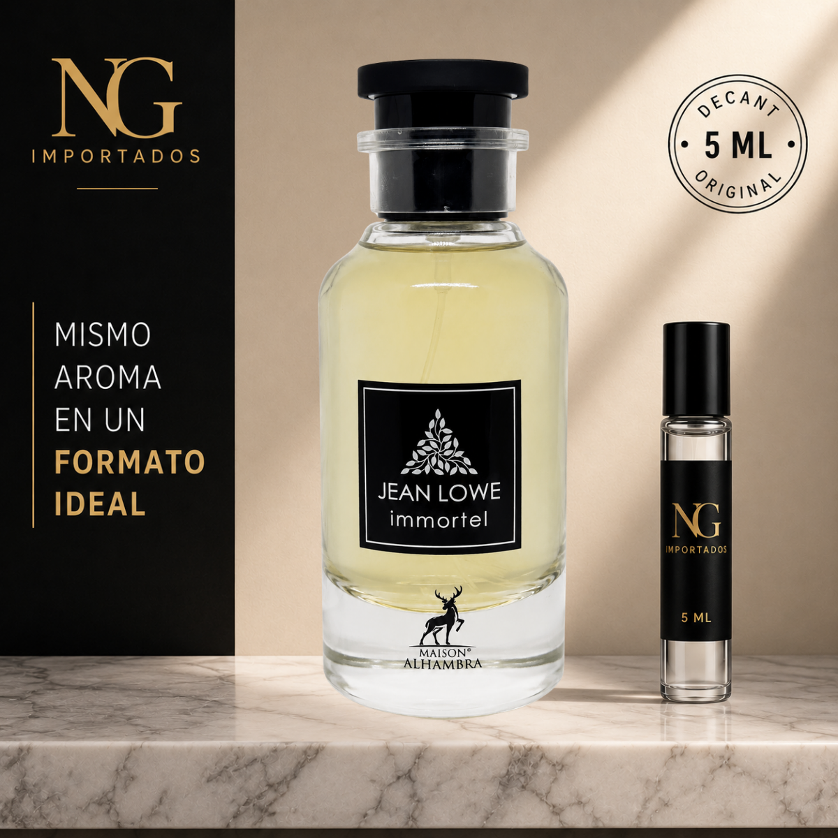Decant Jean Lowe Immortel Maison Alhambra – 5 ml | Original