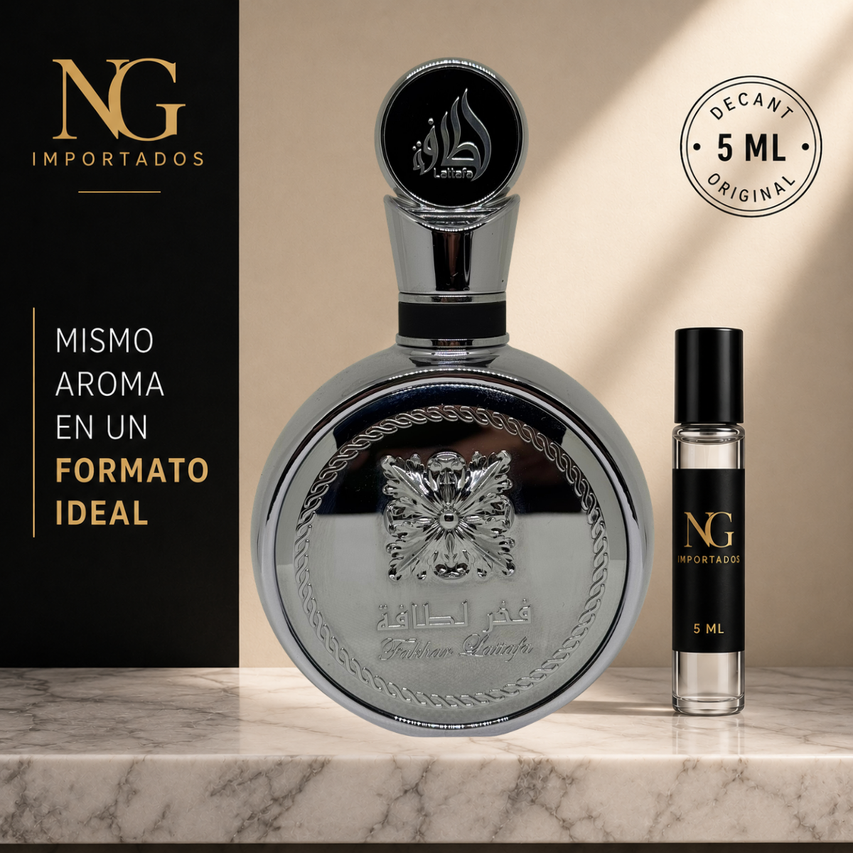 Decant Fakhar Platin Lattafa – 5 ml | Original