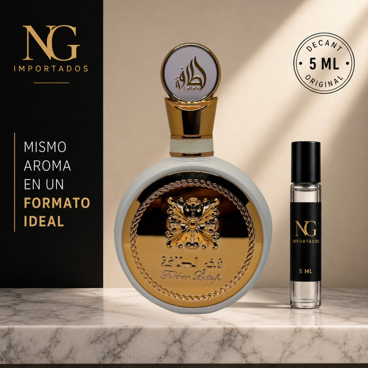 Decant Fakhar Rose Lattafa – 5 ml | Original
