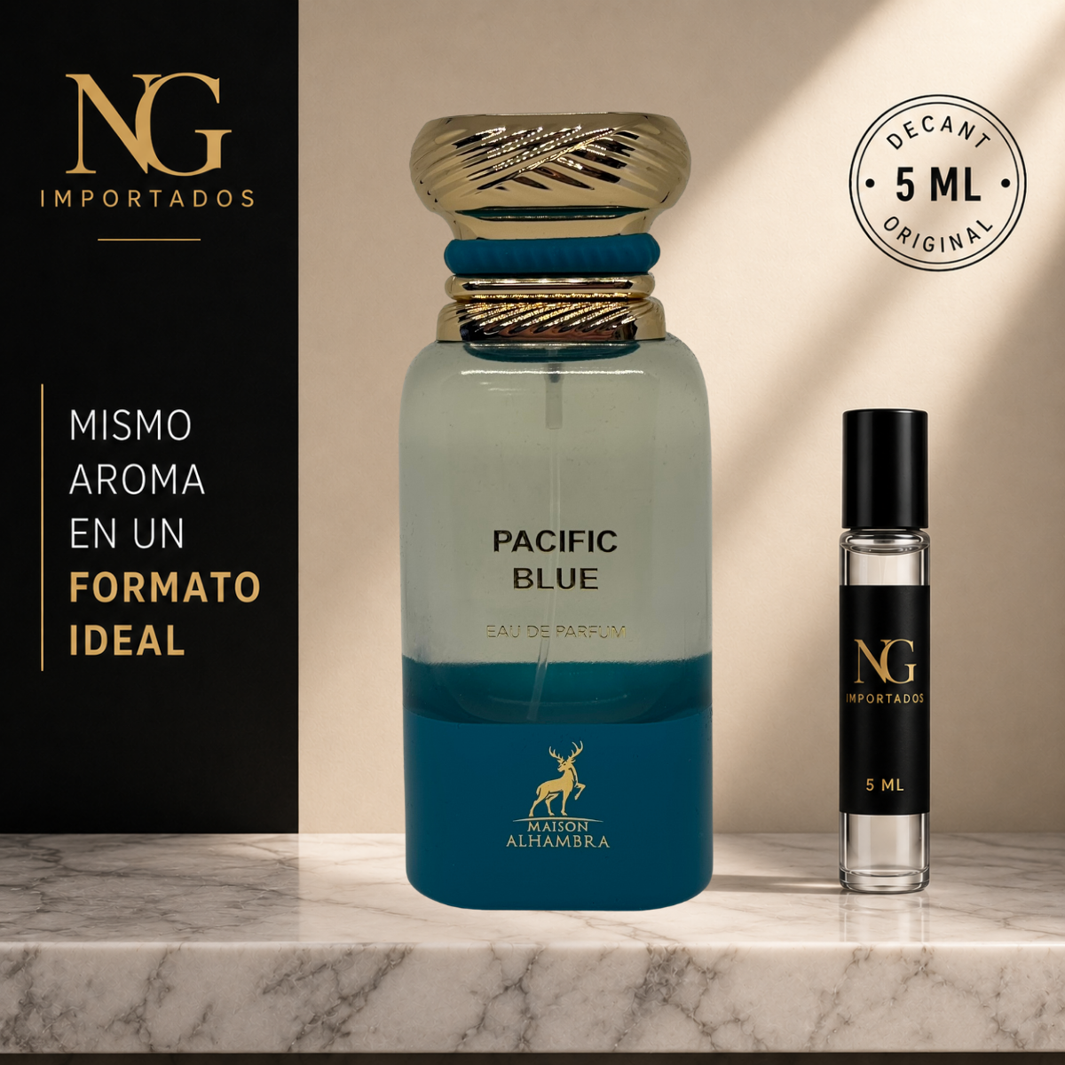 Decant Pacific Blue Maison Alhambra – 5 ml | Original